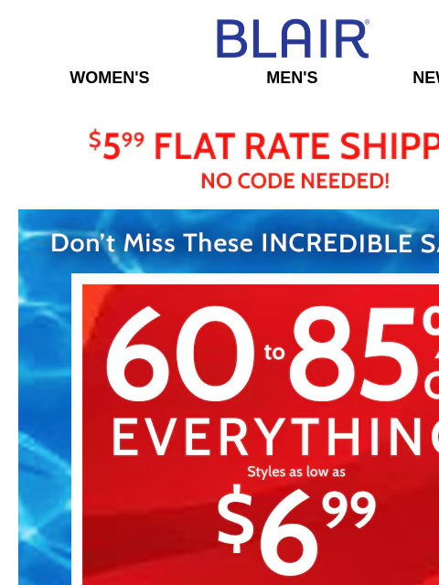 blair newsletter: How to Save a WHOPPING 85%!!!