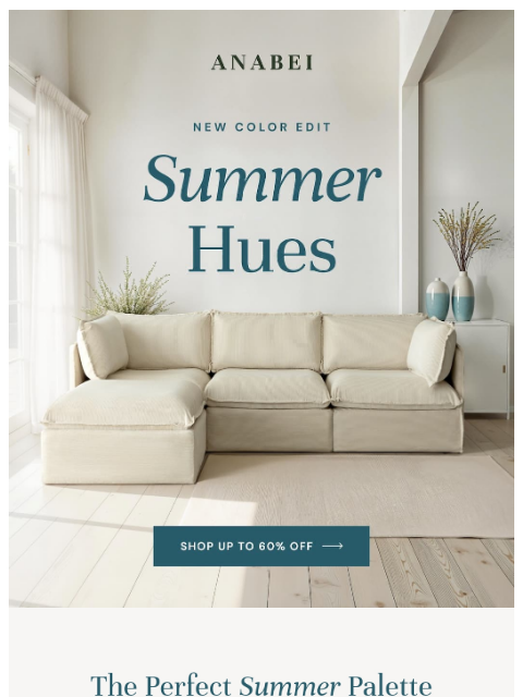 anabei newsletter: Color Edit: Summer Hues