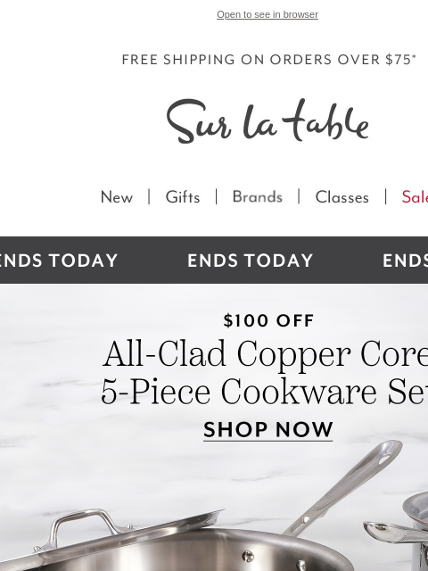 surlatable newsletter: Copper Core Excellence—Offer Ends Soon
