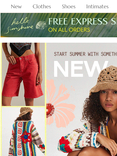 freepeople newsletter: NEW 🍭 NEW 🍭 NEW