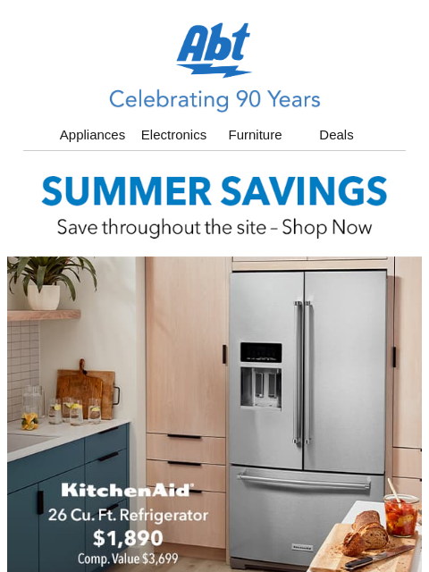 abt newsletter: Early Access to Summer’s Best Savings