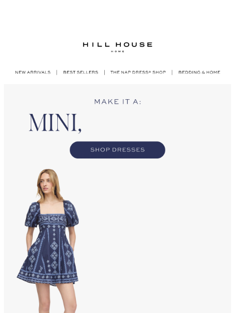 hillhousehome newsletter: Dresses for Every Occasion, in Every Length