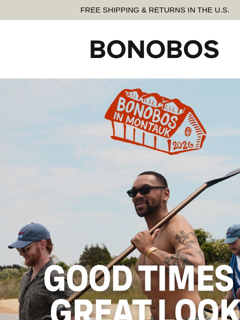 bonobos newsletter: A Beach Trip With the Boys
