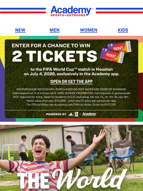 academy newsletter: Score World Class Soccer Gear for Summer