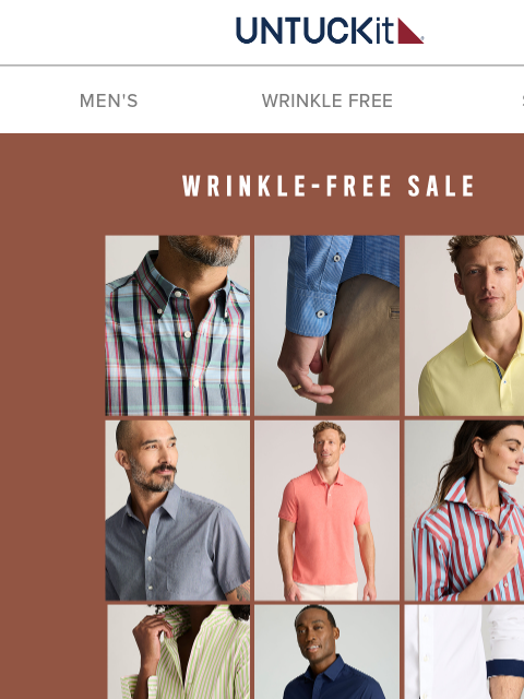 untuckit newsletter: From $58: The Wrinkle-Free Sale is Officially On! ...