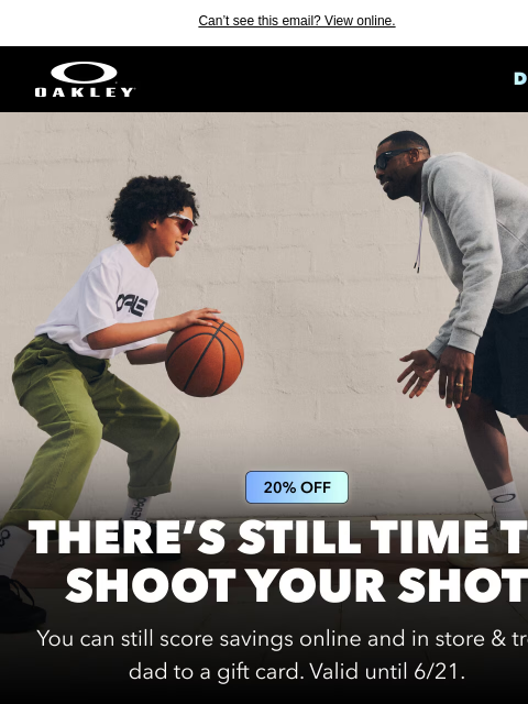oakley newsletter: Your 20% Off Savings Are Waiting