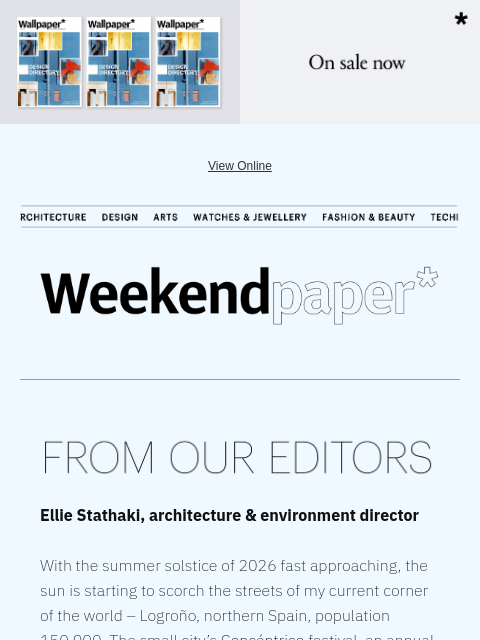 futureplc newsletter: LA wellness, Gary Hume’s art as furniture, mushroo...