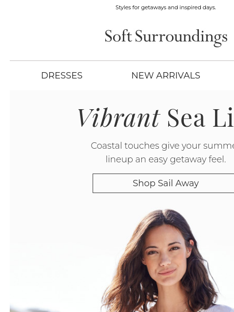 softsurroundings newsletter: Coastal Charm