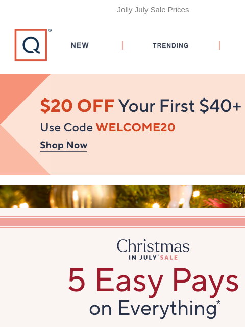 qvcemail newsletter: Today Only! 5 Easy Pays on Everything