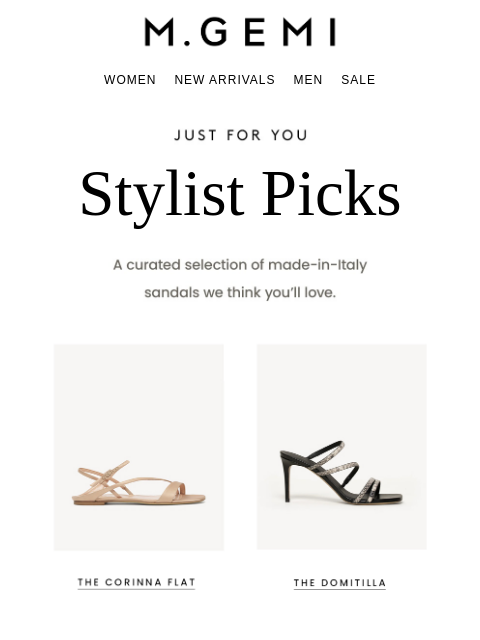 mgemi newsletter: Ciao, Sandals We Think You’ll Love