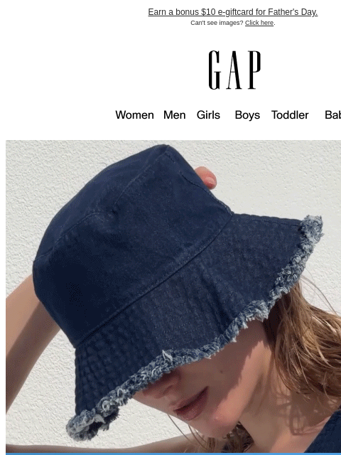 gap newsletter: Gap Days is your chance for 50% off your purchase*