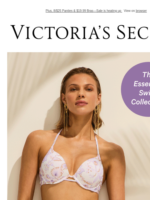 victoriassecret newsletter: Looks Like Swim, Lifts Like Your Favorite Bra