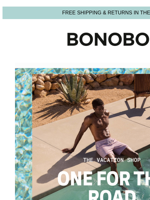 bonobos newsletter: It’s Time for a Road Trip