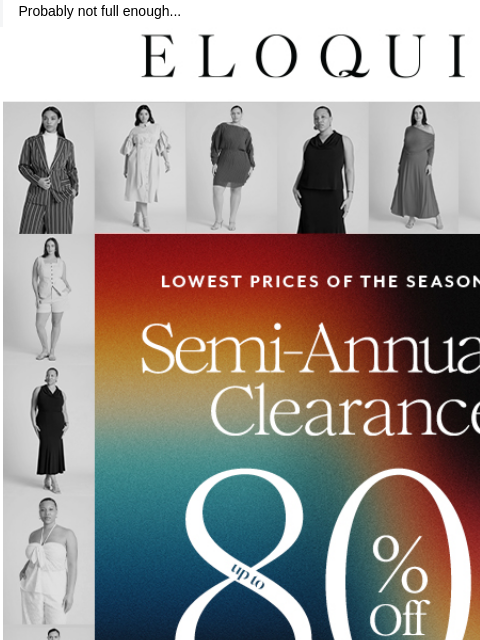 eloquii newsletter: HOW FULL IS YOUR CART