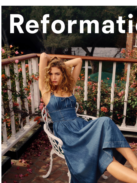 thereformation newsletter: KISS SALE GOODBYE