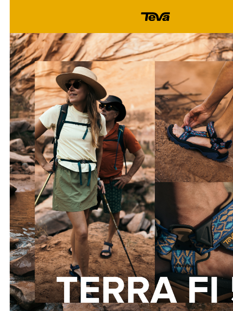 teva newsletter: Terra Fi 5: More Grip. More Stability. More Advent...