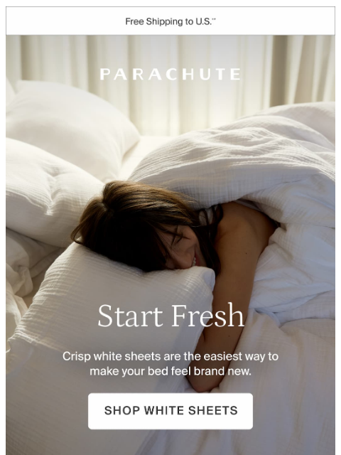 parachutehome newsletter: The Only Sheets You Need
