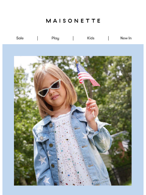 maisonette newsletter: Red, White & Cute: 4th of July Looks for Littles �...