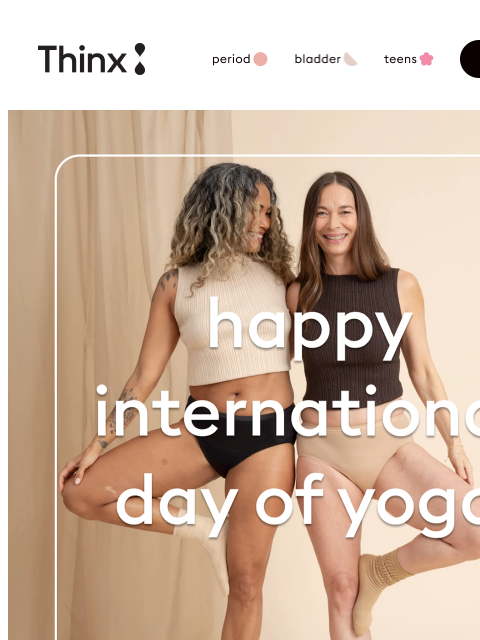 shethinx newsletter: 🧘‍♀️ Namaste, friend