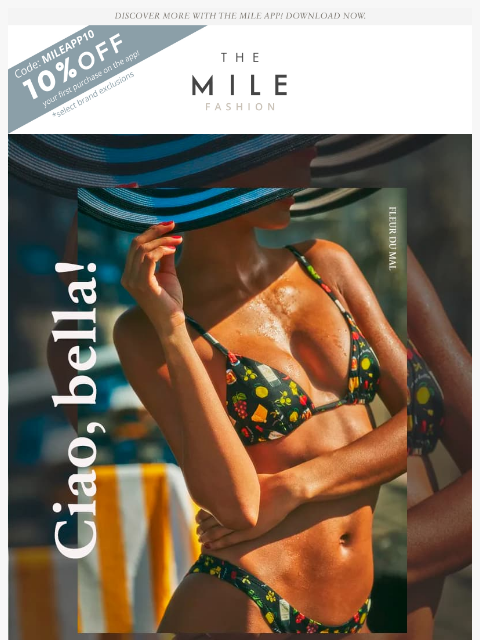orchardmile newsletter: La Dolce Vita Looks 🍝✈️