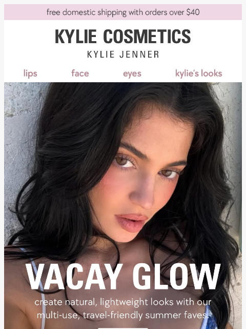 kyliecosmetics newsletter: now arriving: summer travel faves ✈️