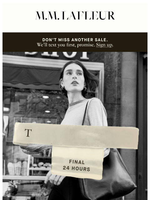 mmlafleur newsletter: FINAL DAY: The Archive Sale
