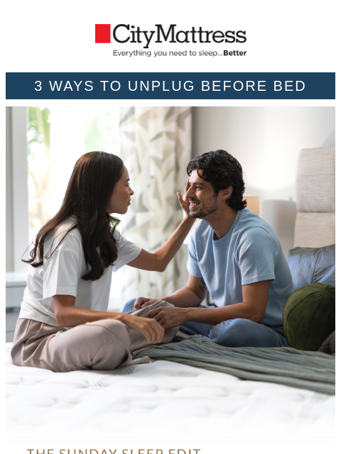 citymattress newsletter: The Sunday Edit: Your phone might be keeping you a...