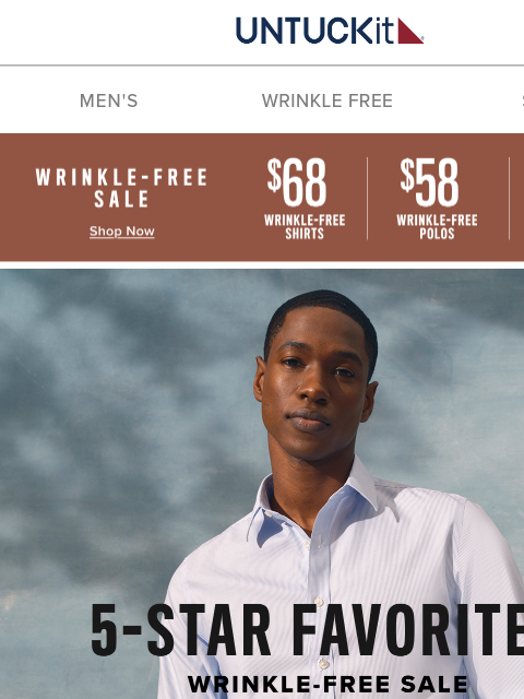 untuckit newsletter: From $58: Thousands of 5-Star Reviews & Counting �...