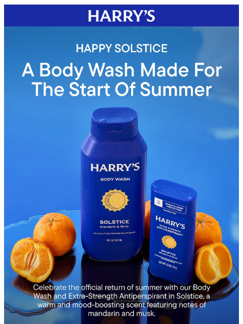 harrys newsletter: Happy Solstice—it’s time to “sun” bathe