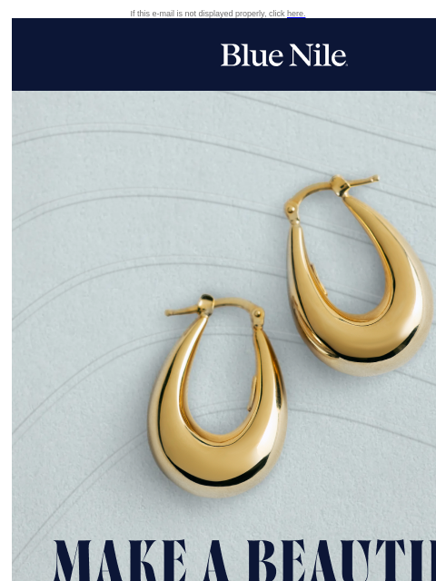 bluenile newsletter: A Beautiful Discovery Up To 30% Off*