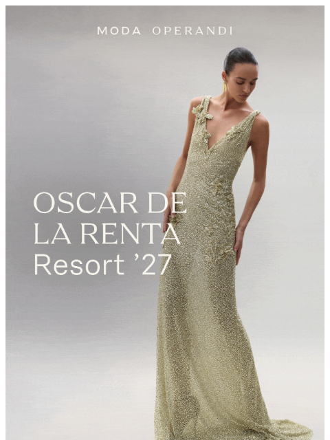 modaoperandi newsletter: OSCAR DE LA RENTA’s Garden Party 🌸
