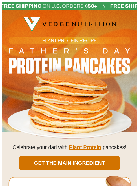 vedgenutrition newsletter: 👨‍🍳 Attention, Children of Dads!