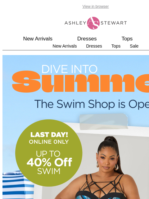 ashleystewart newsletter: Dive into mix & match swim 👙