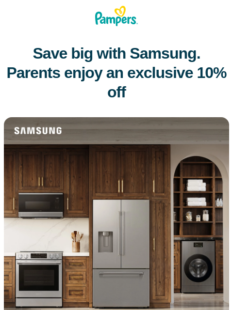 pampers newsletter: Parent perk unlocked 🎉