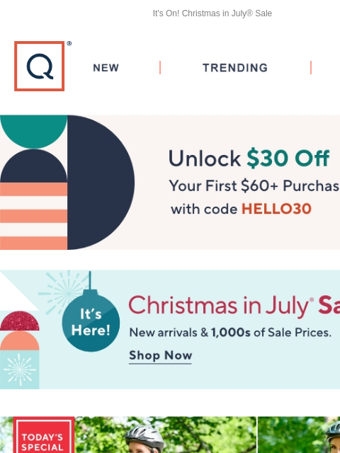 It's On! Christmas in July® Sale QVC New TRENDING DEALS Unlock $30 off Your First Purchase Picked for You hOmeLabs 12000 BTU (7200 DOE) 3-in-1 Portable Air Conditioner hOmeLabs 12000 BTU (7200 DOE)