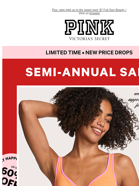 vspink newsletter: We Just Love a Good Bra & Panty Sale
