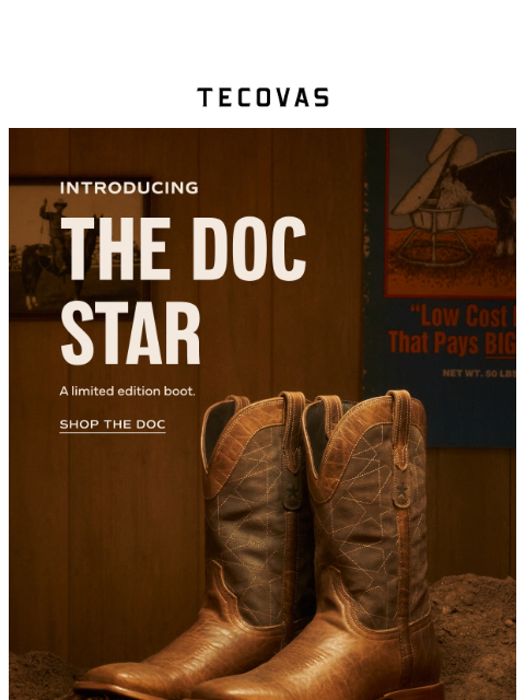 tecovas newsletter: Meet The Doc Star