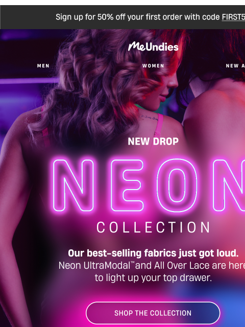 meundies newsletter: NEW: Our boldest drop of the year
