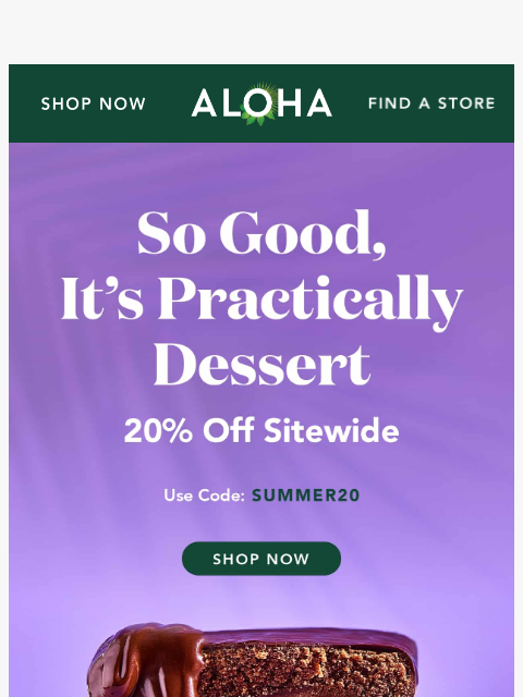 aloha newsletter: Add something sweet to your summer ☀️