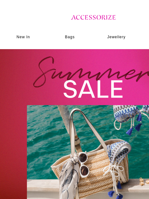 accessorize newsletter: UP TO 50% OFF THESE BAGS ❣️