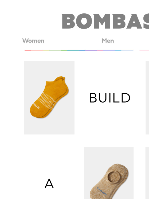 bombas newsletter: Custom Packs Are Now 10% Off