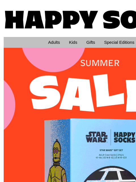 happysocks newsletter: Special Styles Rarely on Sale
