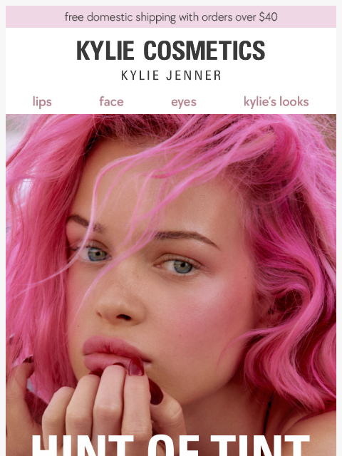kyliecosmetics newsletter: lip tint guide 💗