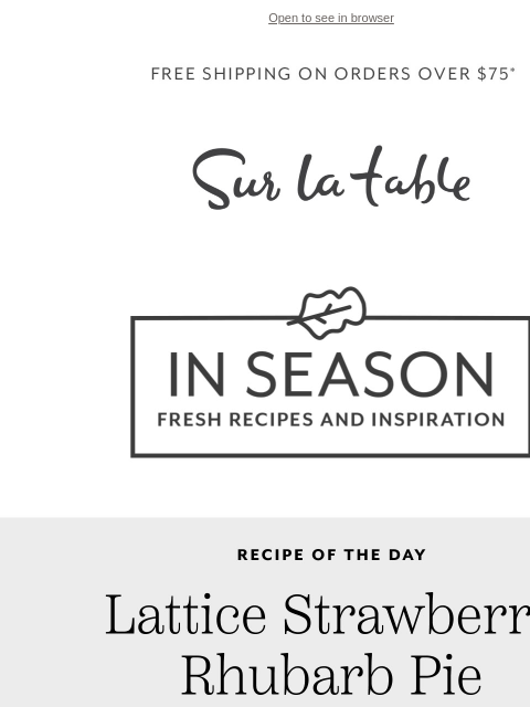 surlatable newsletter: 🍓 Berry Delicious Recipes You Need to Try 