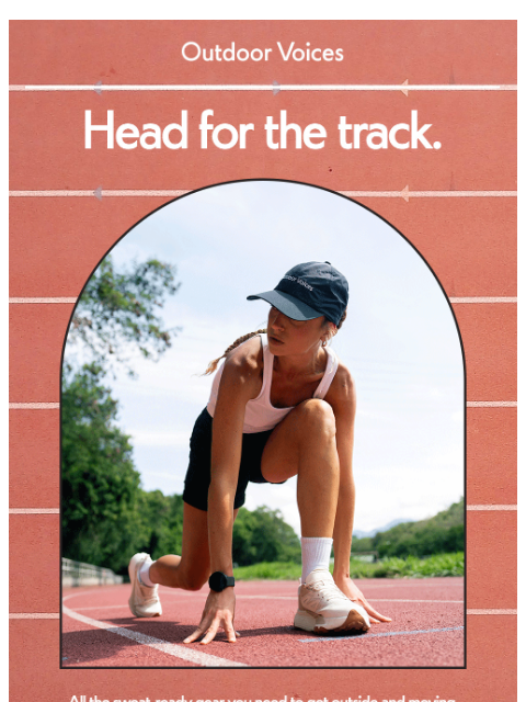outdoorvoices newsletter: OV Run