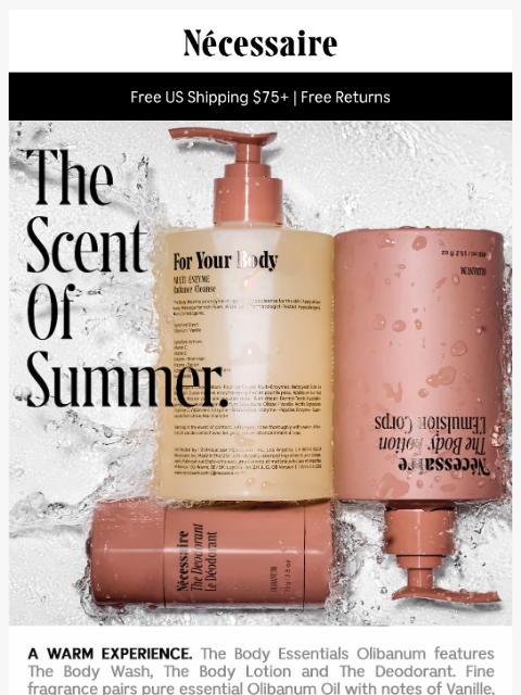 necessaire newsletter: The Scent Of Summer.