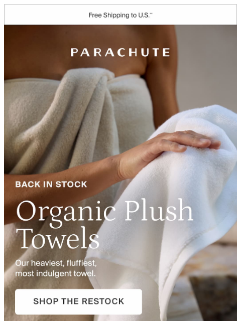 parachutehome newsletter: We Know You’ve Been Waiting...🧖‍♀️