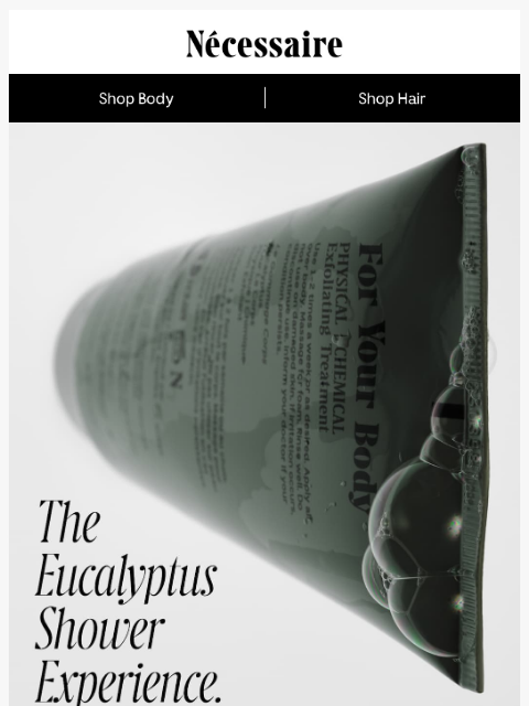 necessaire newsletter: Start your day with Eucalyptus