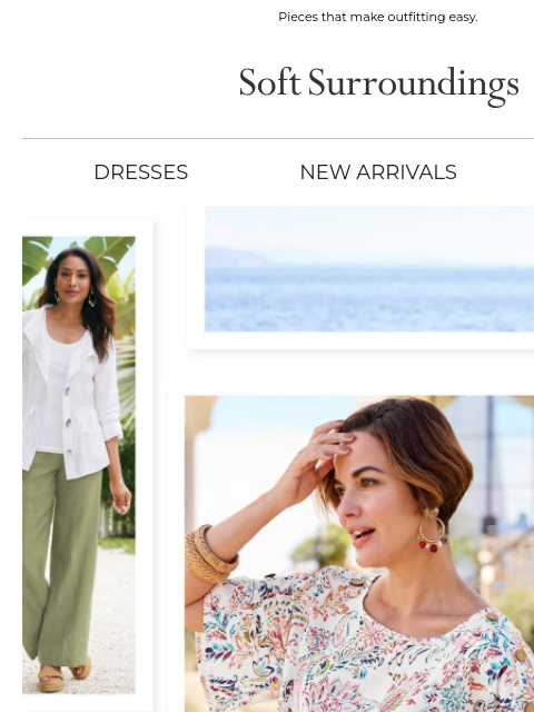 softsurroundings newsletter: Styles of Summer
