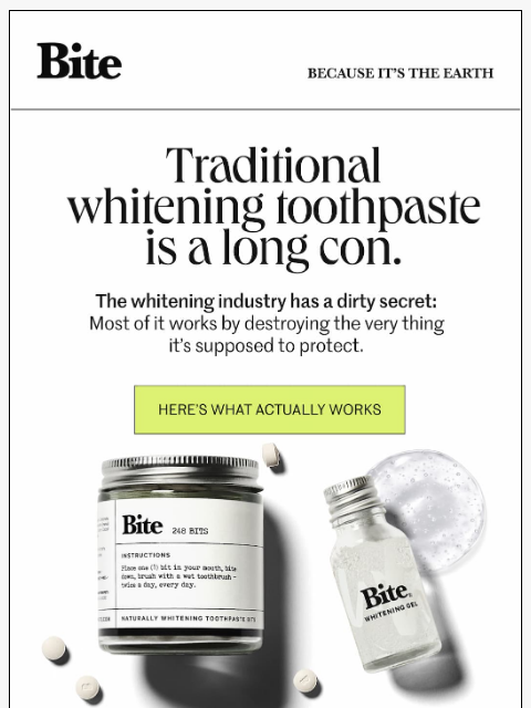 bitetoothpastebits newsletter: The problem with whitening toothpaste...